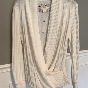 Maeve Anthro light sweater top